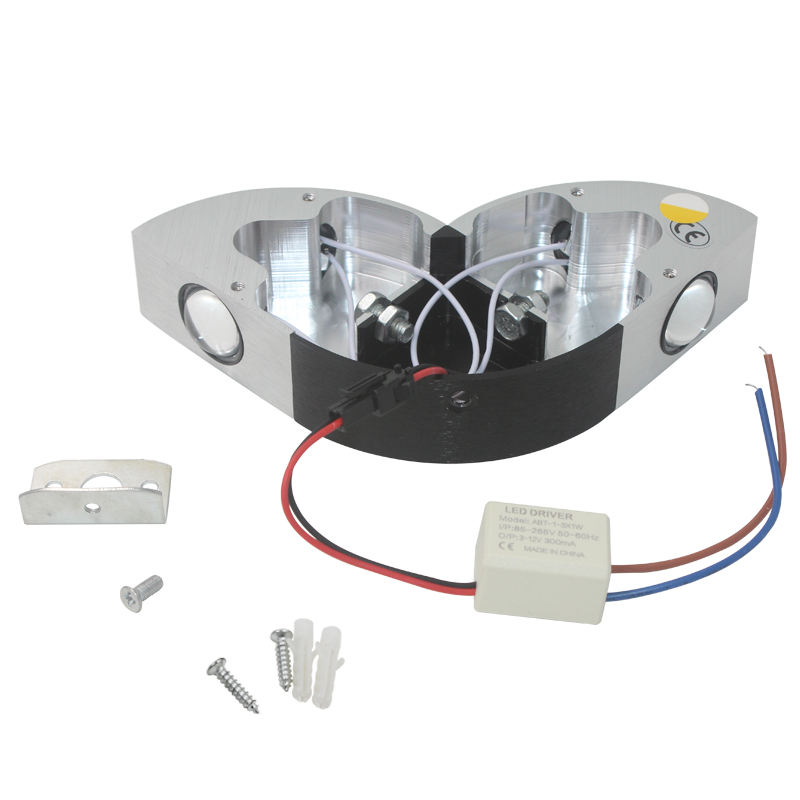 4W LED Wall Lamp Sconce Colorful Lighting Wall-Mounted Indoor Decoration Light for Loft Bathroom Living Room Home Lighting 
