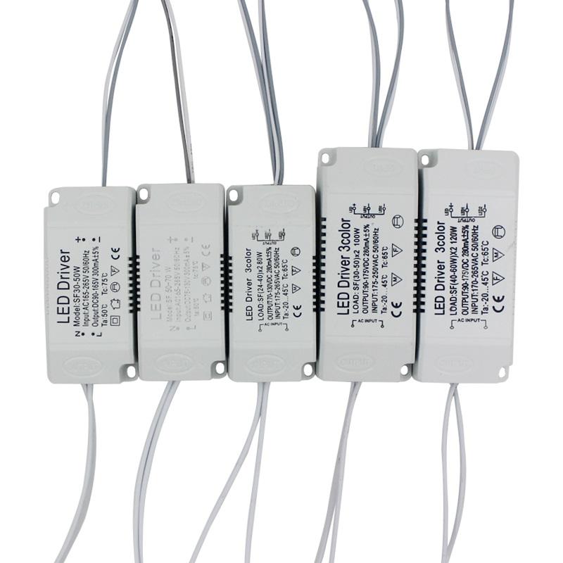 8-120W LED Driver Power Supply Adapter For AC220V Non-Isolating Transformer Ceiling Light Replacement Bulb Chip