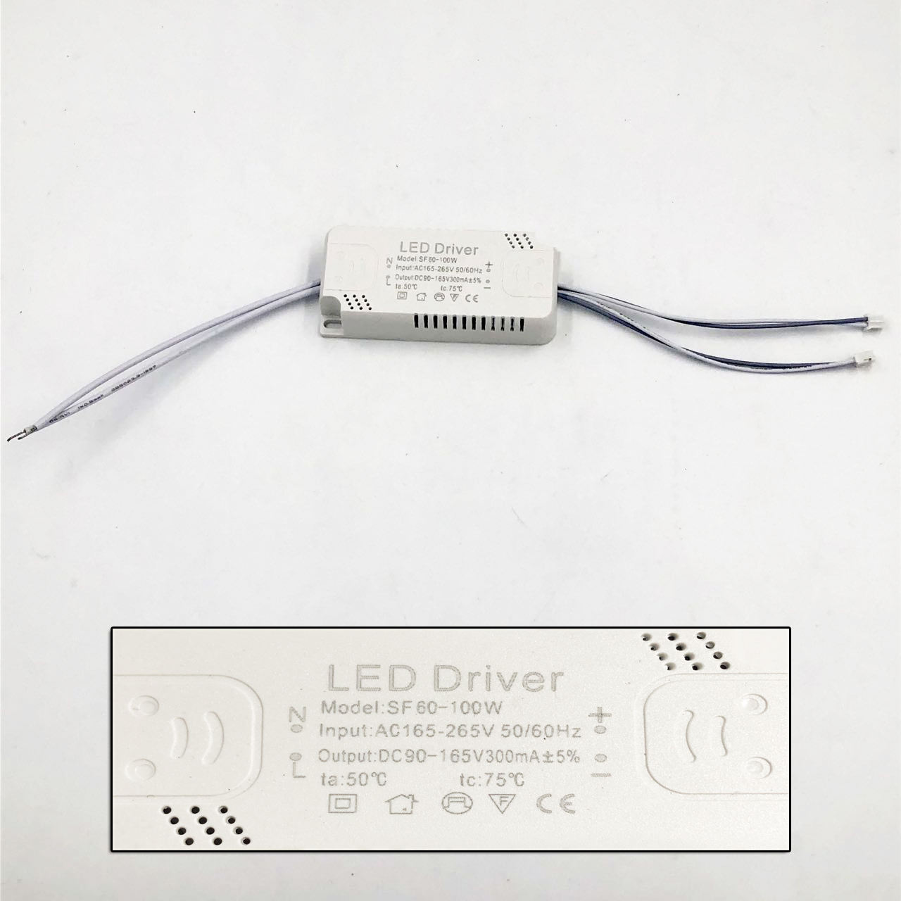 8-120W LED Driver Power Supply Adapter For AC220V Non-Isolating Transformer Ceiling Light Replacement Bulb 