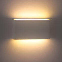 8W Simple Nordice style Energy saving indoor light up down Aluminum RGB LED sconce lamp stair light corridor light
