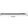 LED Strip Connector 2pin 8mm with Wire Free Connect No Need Soldering /Welding Connector For Led Strip 3528/5050