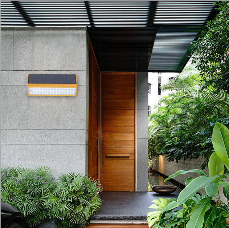 LED Solar Light Human Infrared PIR Motion Sensor Wall Lamp for Pathway Garden solar garden wall lights