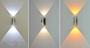 Decorative led lamp modern Short straight wall lamp and restaurant indoor lighting wall sconce up and down wall light