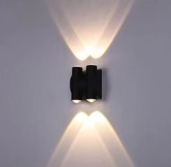 Modern Wall Lamp IP65 Outdoor Lighting Indoor Waterproof 8W LED Wall Lamp Living Room Aisle Park Landscape Garden Light