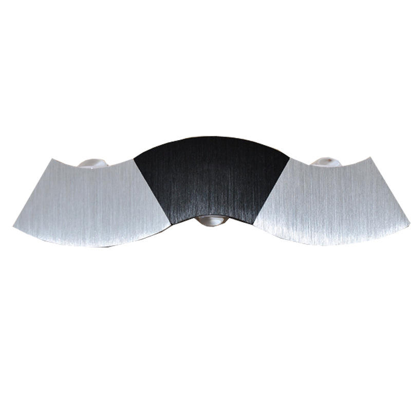 Lightess 3W LED wall lights indoor Up and Down wall lamp made of aluminum Hall lamp wall lighting silver cool white