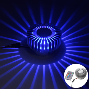 Modern 3W LED RGB Wall Lamp Aluminum Led Lighting Wall Sconce AC85-265V High Quality Sconce Lamp