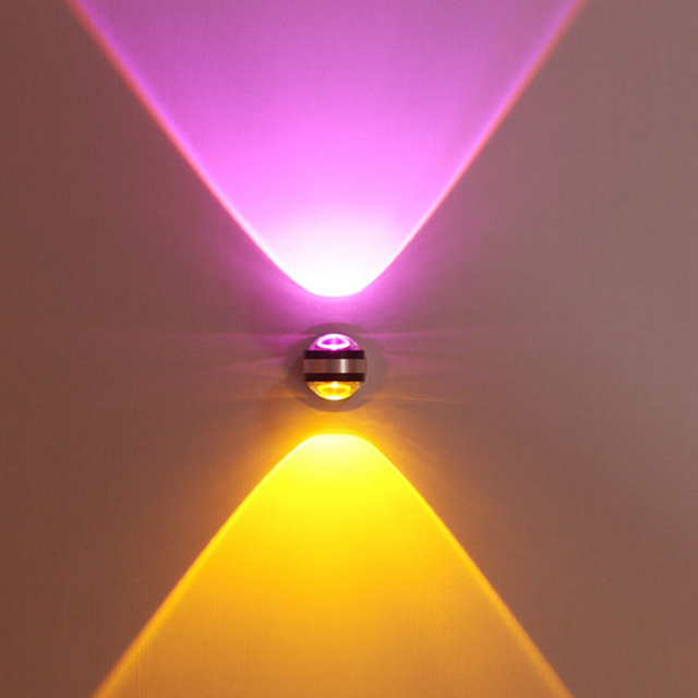 Well Designed Hotel Fancy RGB Wall Light Colorful With Discount Wall Lighting Indoor Home Decor Lights WIth Factory Price