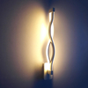 LED Wall sconce wavy Shape Wall Light Modern Design Aluminum for Bedroom Corridor Living Room indoor led light fixtures