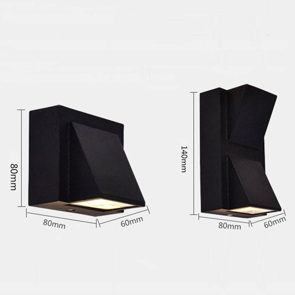 Modern Simple Outdoor IP65 Waterproof Wall Lamp LED Courtyard Lamps Balcony Garden Wall Light