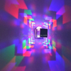 Remote Control Aluminum Wall Ceiling Hallway Porch Decoration Lamp 3W RGB LED Wall Light Sconce AC85-265V