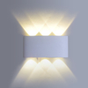 Hagood White 6W Led Wall Sconce Better Waterproof Outdoor Garden Sconce Lighting