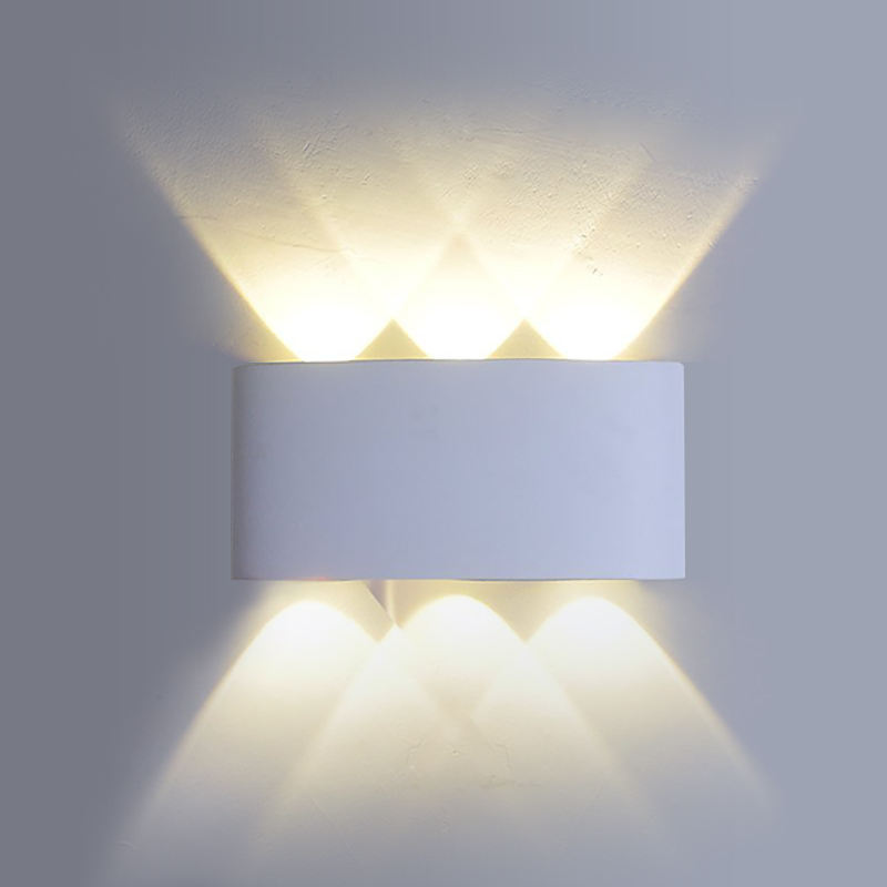Hagood White 6W Led Wall Sconce Better Waterproof Outdoor Garden Sconce Lighting