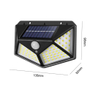 100 LED Solar Wall Lights Outdoor Solar Lamp Motion Sensor Solar Powered Sunlight Street Light for Garden Light