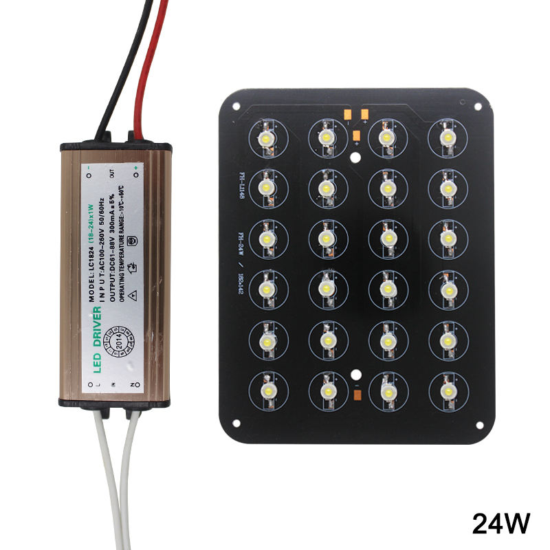 LED Chip 12W 18W 20W 24W 30W 36W 48W High Power Lamp Bulb Diodes AC85-265V LED Waterproof Driver for Buried lights Luminary