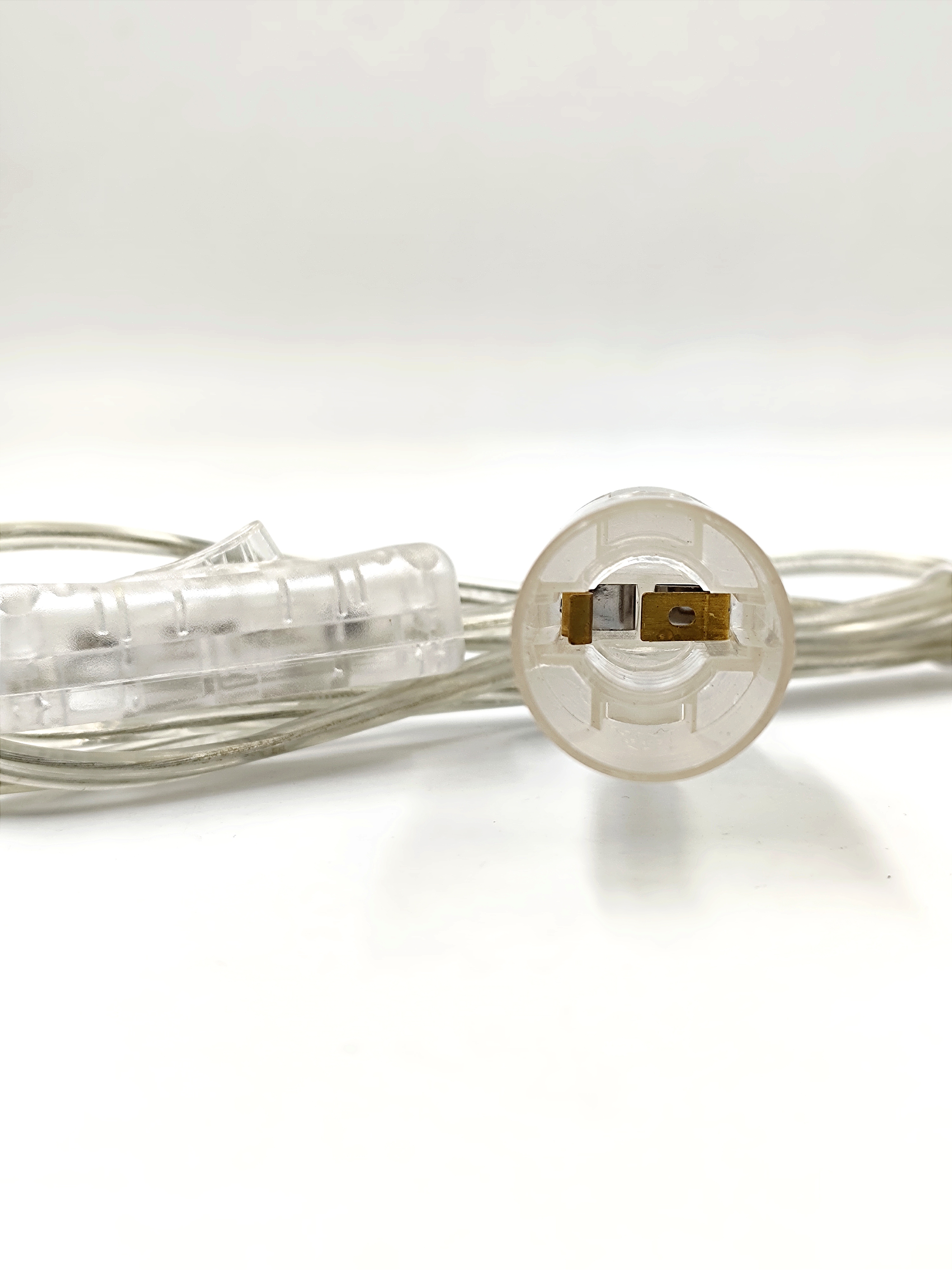 Transparent Wire Plug 303 Switch E14 Bare Body EU/EU/US Plug Himalayan Salt Lamp Wire Plug Himalayan Salt Lamp Holder