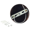 Polished Metal Desktop Lamp Base Ceramic Base Holder 6 ft Cord On/off Switch Plug E26/e27 Screw Base Ideal for CFL Lamp
