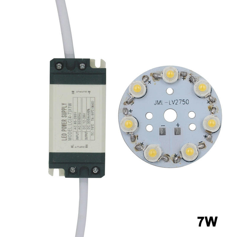 24W LED bulb spot light Star high power chip board panel LED plastic shell power supply driver
