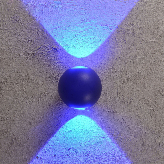IP 65 Waterproof Modern Led Wall Light Ball Shape Round Outdoor Wall Light with High Quality