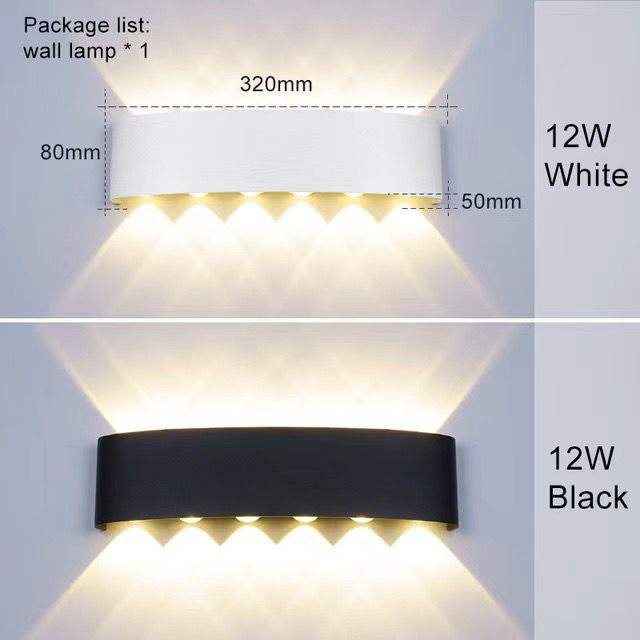 6W Cheap Factory Price Wall Light Up And Down Night Light Wall Lamp Vanity Light for 100% Safety European-american Style