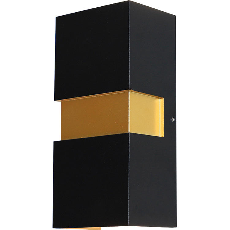 Top Quality Garden Ip65 Waterproof Aluminum Rectangle Outdoor Led Wall Light Wall Mounted