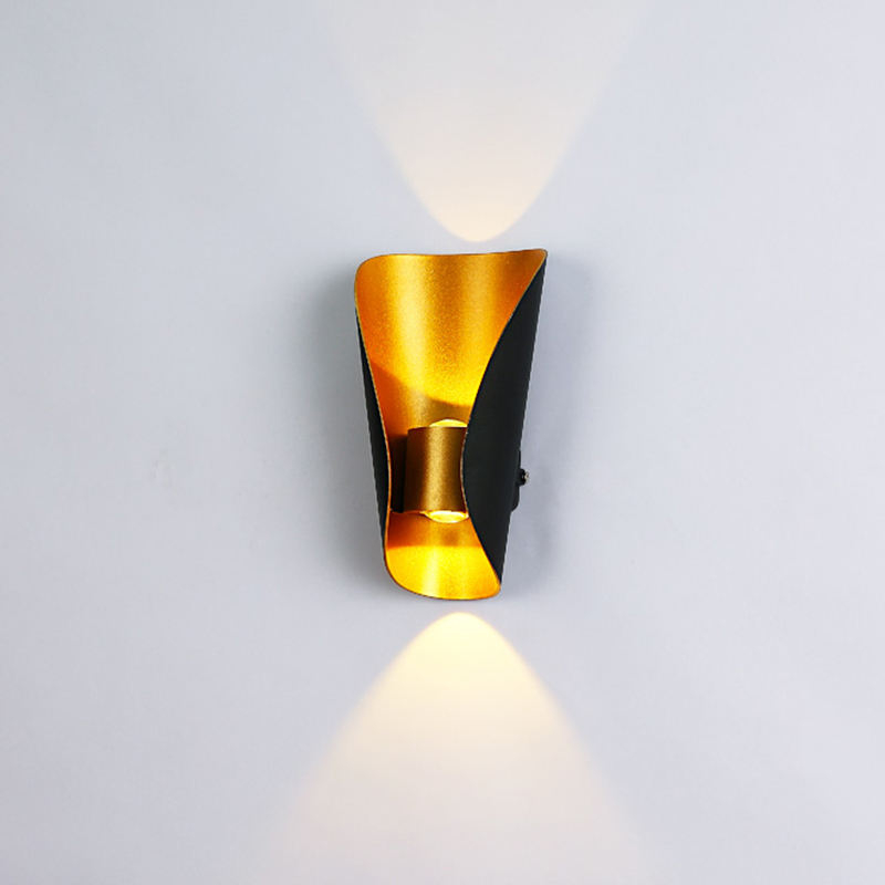 Decorative led lamp small size Boat shape wall lamp up and down modern indoor outdoor light