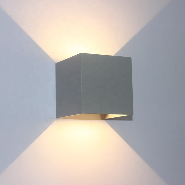 Dimmable Light Waterproof Garden 12W LED Wandlamp Brace Wall Night Light Decorate for Outdoor Lighting
