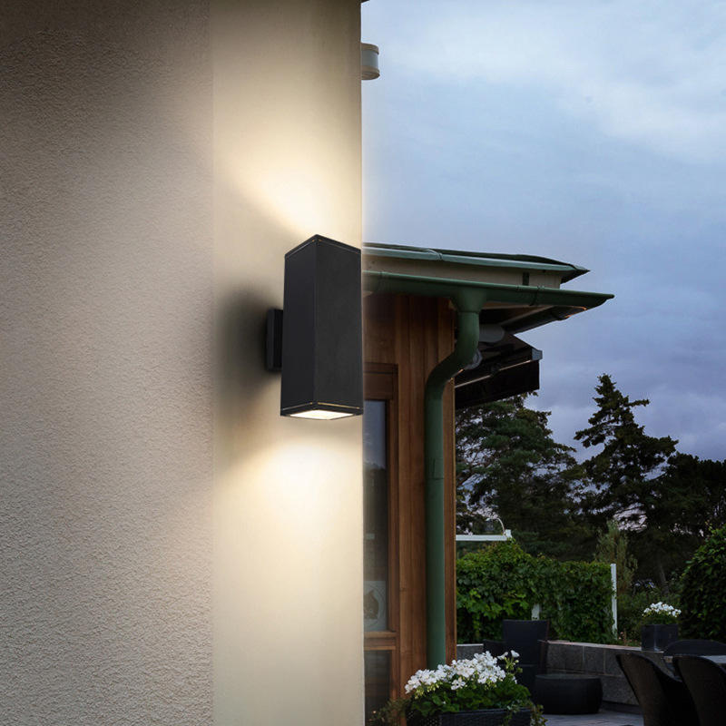 Modern Led Waterproof Outdoor Wall Lamp IP65 Aluminum 12W LED Wall Light Indoor Decorated Wall Sconce Pillar Patio Badkamer