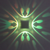 2023 High Quality RGB Led Lamp Four-sided Butterfly Wall Lamp And Indoor Nightlight with Factory Price