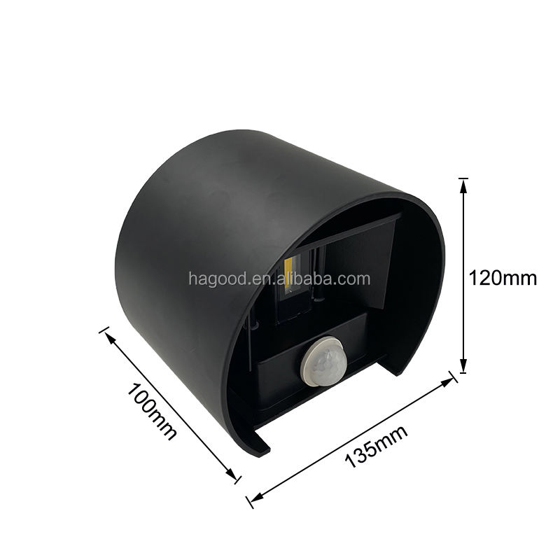 Hagood New Semicircle Waterproof Wall Lamp