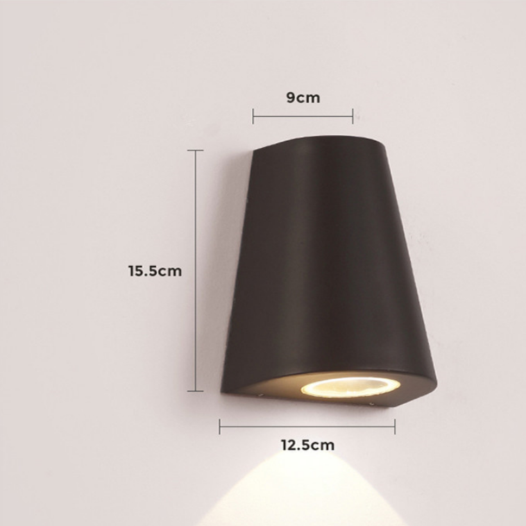 Single Head LED Wall Lamp Waterproof IP65 Garden Corridor Lamp Outdoor Indoor Sconce Light AC85-265V