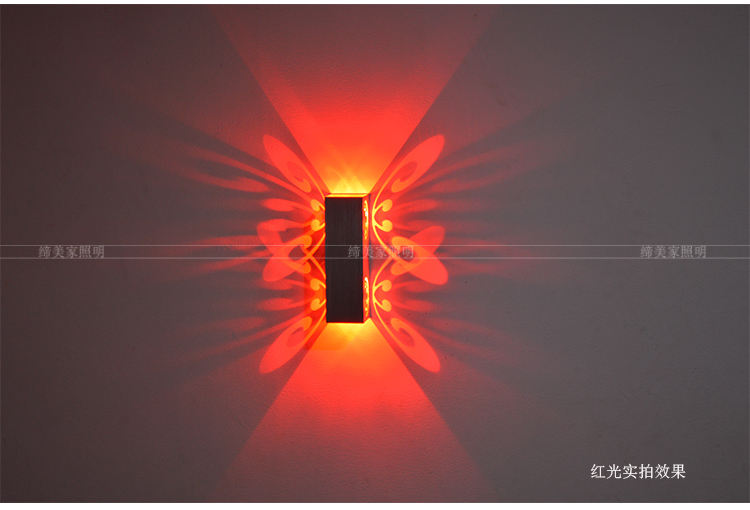 Fokison (Electronic Components) Light Fixture Colorful Lamp Square Led Wall Sconce For led home bar lights