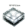 Colorful solar lights ice shaped light outdoor led light wall Solar tile lamp square lamp ice shaped decorative light solar buried lamp IP65 waterproof step outdoor decoration