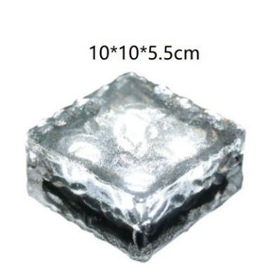 Colorful solar lights ice shaped light outdoor led light wall Solar tile lamp square lamp ice shaped decorative light solar buried lamp IP65 waterproof step outdoor decoration