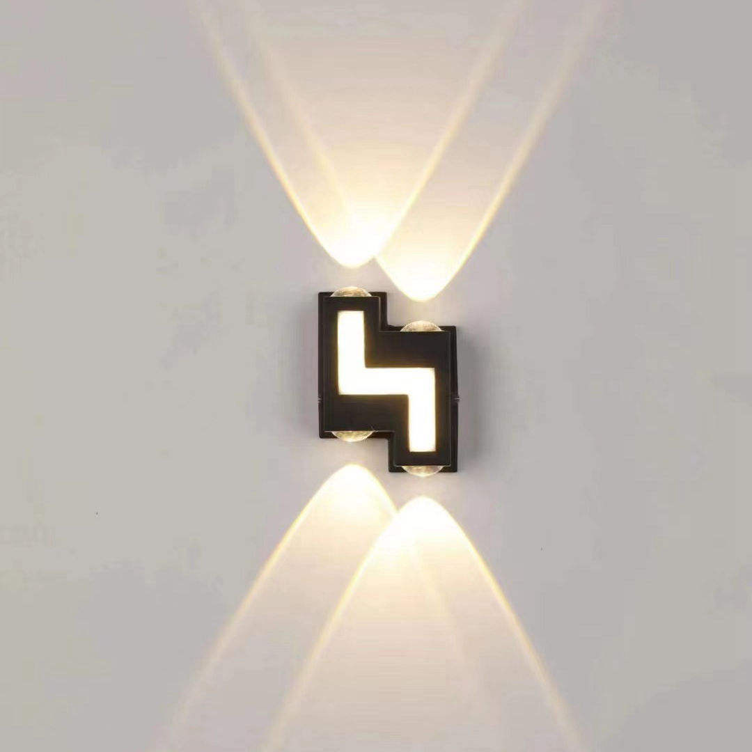 6W 12W Waterproof AC85-265V Surface Mounted LED Wall Light Modern Nordic Luminaire Indoor Wall Lamps Living Room Porch Outdoor