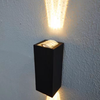 6W black shell three beam wall lamp IP65 waterproof outdoor wall light Garden yard lamp street lamp for garden decoration