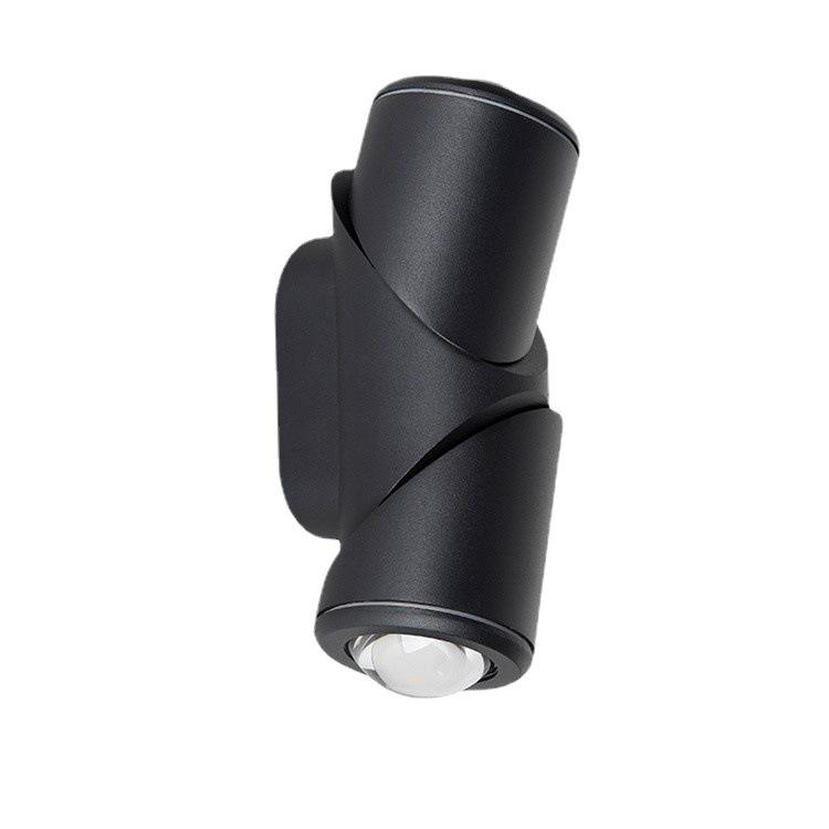 Outdoor Verstelbare Hoek Wandlamp COB Neer Licht Hotel Villa Buitenmuur Enkele Dubbele Kop Wandlamp Eenvoudige Aluminium