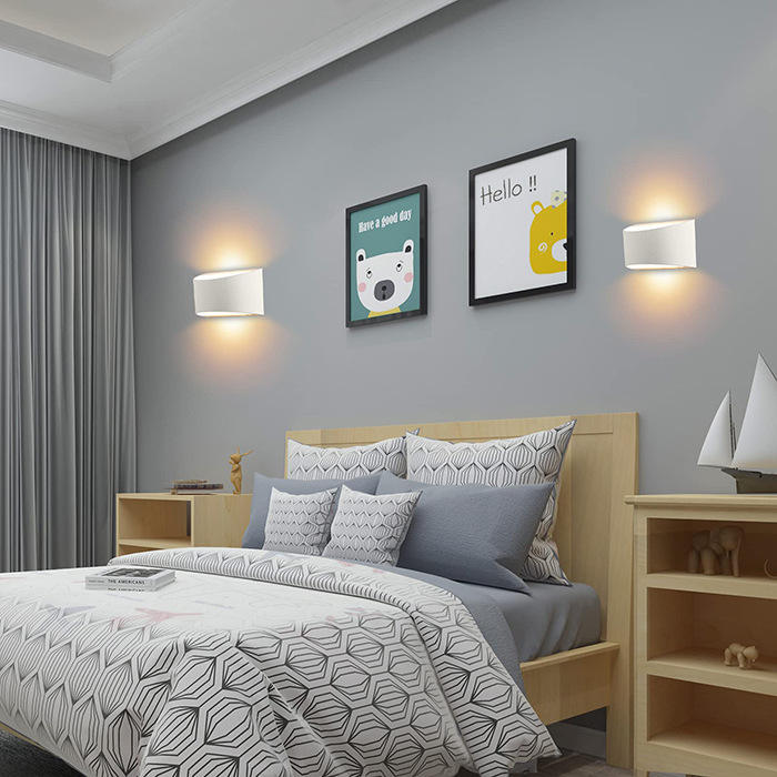 10W Up And Down Wall Lamps Gold Silver LED Aluminium Wall Light LED Wall Lamp For Bedroom Living Room Corridor Aside Lighting