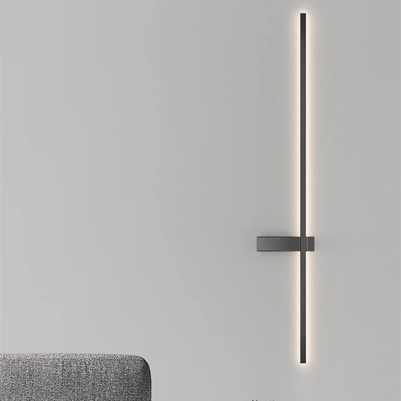 Strip wall lamp indoor wall led lights LED long wall lamp Strip wall light gold black indoor wall lamp indoor led stair lights led lights for indoors