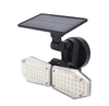Hagood Outdoor waterproof 3 Heads Wall Light Three Heads 83 COB Solar Sensor LED Powered Security Lights