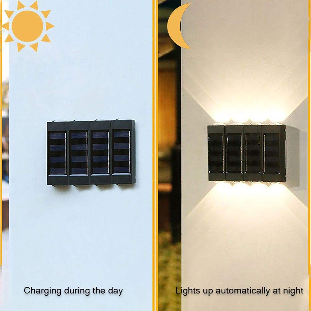 Solar Led Lights Outdoor Wall Lamp Decor Solar Wandlamp Outdoor