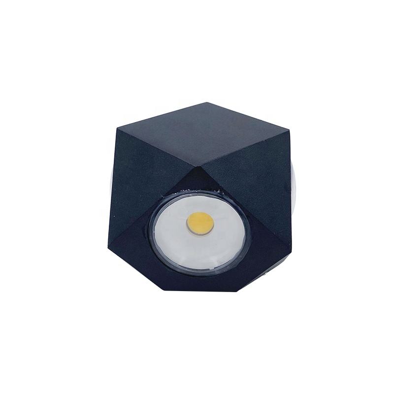 China manufacture home external 3000-6000k 12W Diamond shape indoor IP65 decoration led wall light outdoor Source manufacturer