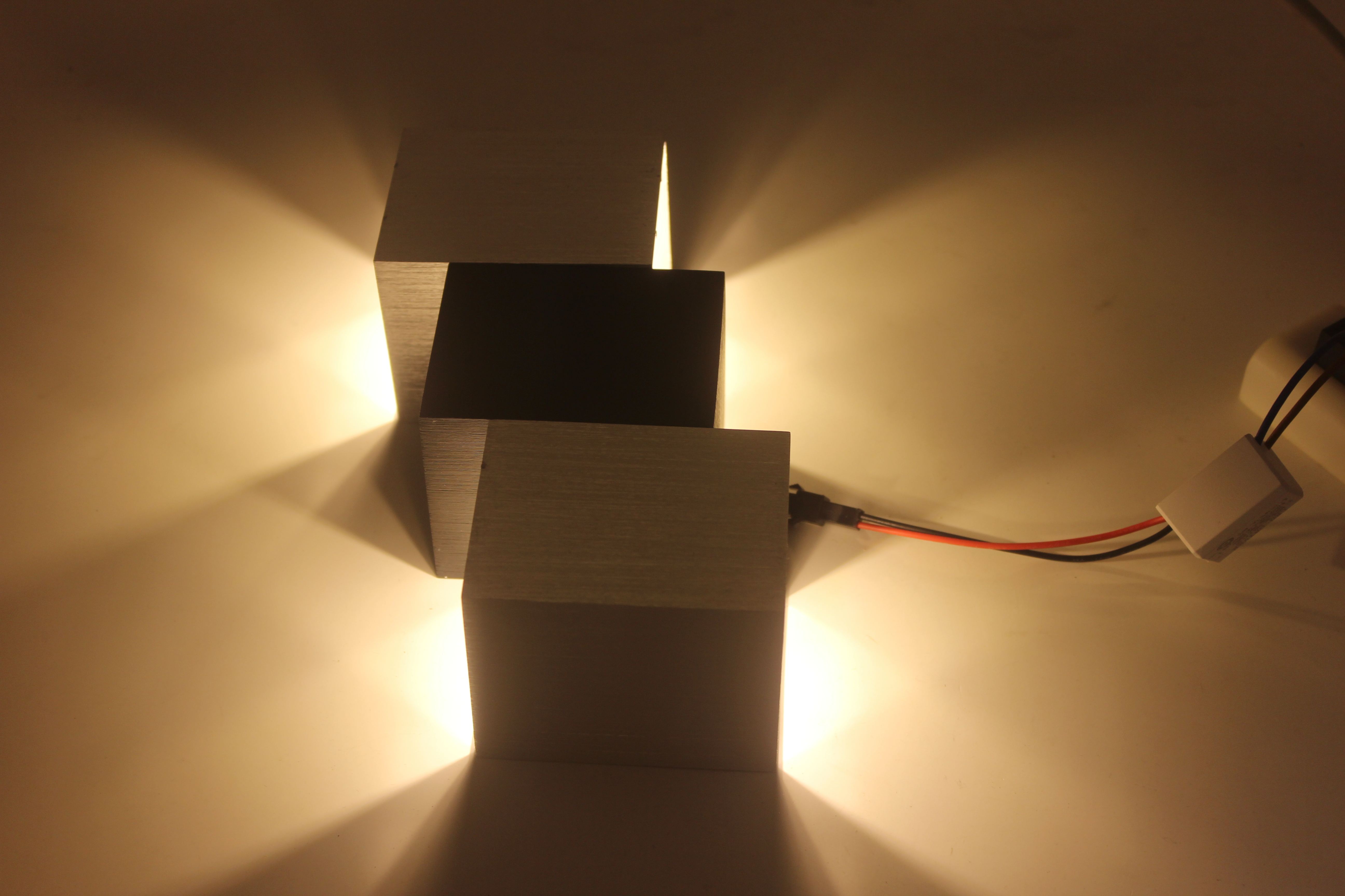 Modern LED Light Stepped Wall Lamp And Indoor Decorative Light