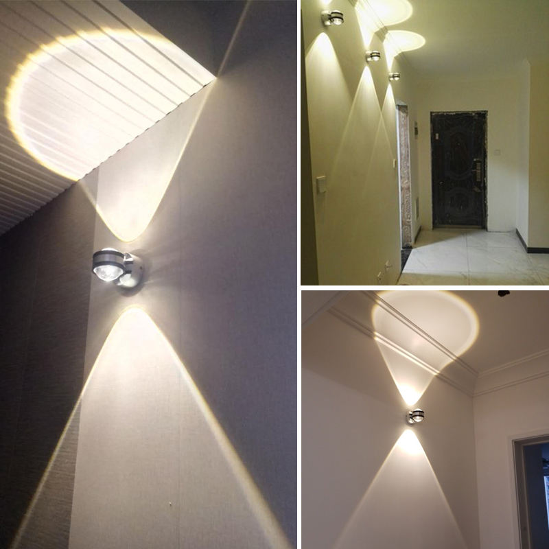 2W Crystal Brilliant Design Bedside Nightlight Living Room Glass LED Sconce Lamp Home Wall Bracket Lamp Up Down Lighting