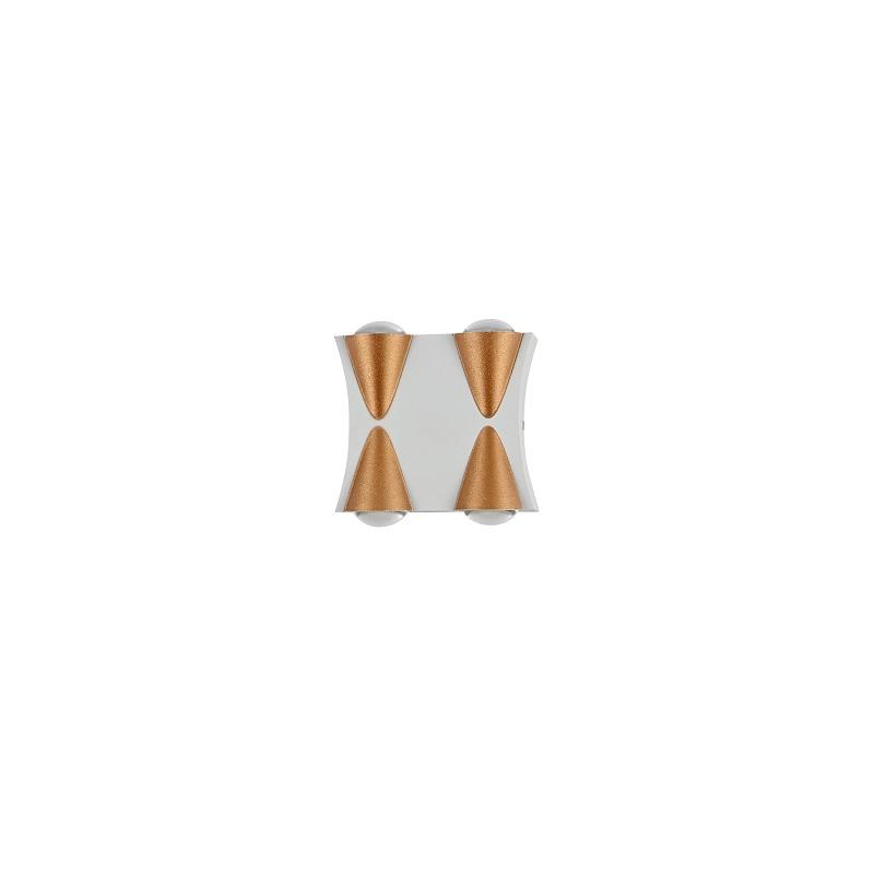 LED Wall Light Waterproof IP65 Aluminum Garden Wall Lamp Gold Black White Light Indoor Outdoor Wall Sconce