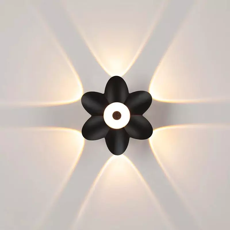 LED Outdoor Wall Light Up Down Decoration Spotlight Lotus Villa Corridor Balcony Corridor Background Wall Light