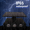 GISUN New Product Intelligent Light-Control Automatic Charging 6W RGB Solar Wall Lamp Led Waterproof Light for Garden