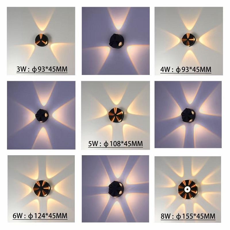 Led Wall Lamp Outdoor Wall Lamp Modern Minimalist Creative Hotel Engineering Lamp Wall Sconce Outdoor Unique Night Lights Goods