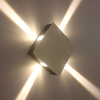 12W LED Indoor Wall Lamp Decoration Light Cross Wall Lamp Warm White/cold White Light Bedroom Living Room TV Wall Lamp Round Sconce