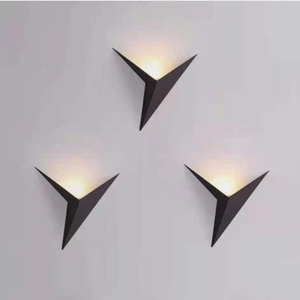 Nordic Modern Wall Lamp Waterproof Ip65 Led Aluminum Outdoor up Down Wall Light for Garden Hotel Luminous White Body Glass