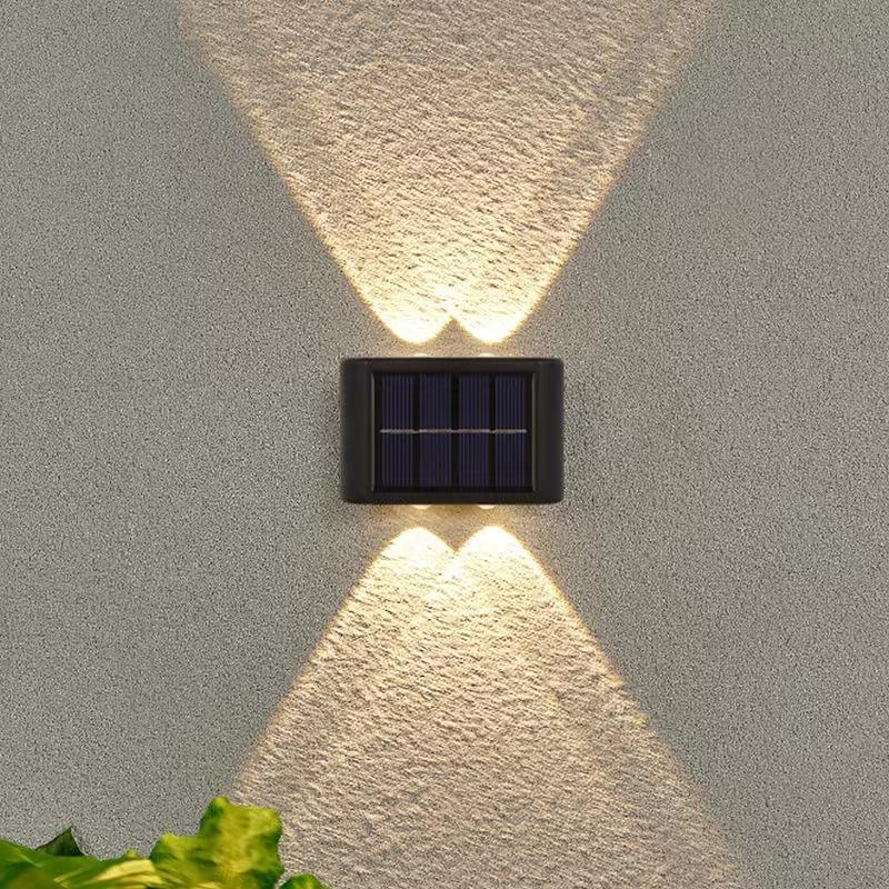  up and down solar wall light outdoor decoration garden courtyard home wall light waterproof luminous outdoor
